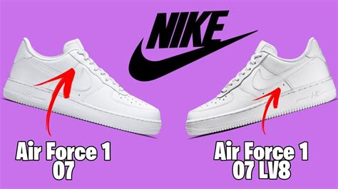 nike air force 1 vs 07